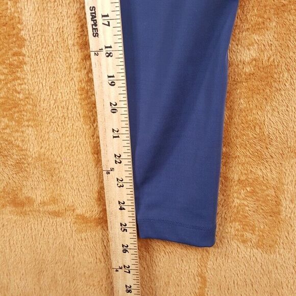 KORAL Womens Leggings XS Midnight Blue Pull On BLACK OUT Tight - Picture 7 of 8